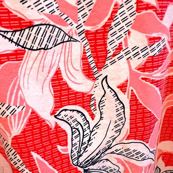 Christopher & Banks cotton tee w/ 3/4 length sleeves. - Picture 3 of 4